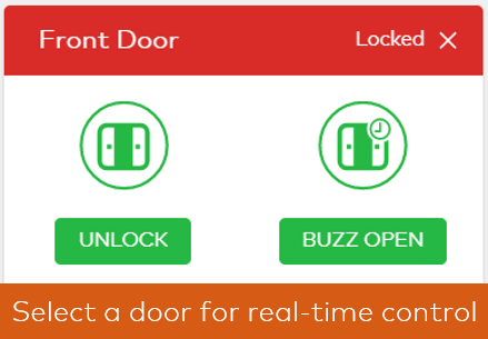 Alarm.com Access Control Unlock Buzz Open